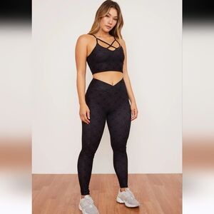 Wolven Summit Crossover Pocket Legging Size L